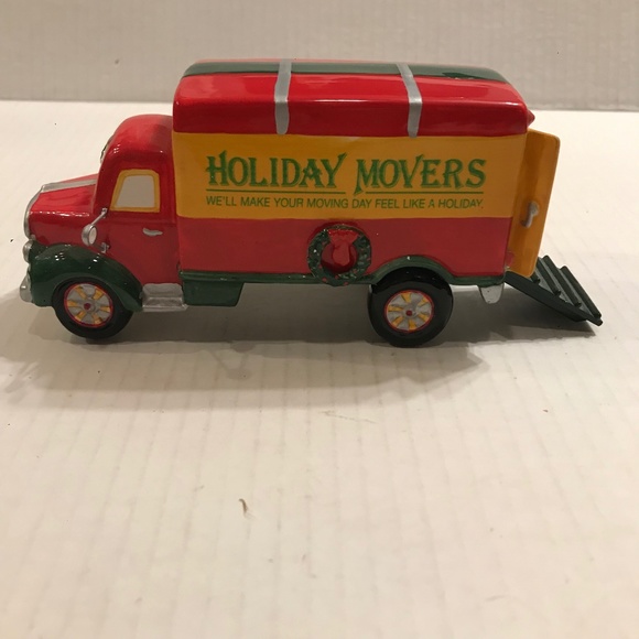 Set Of 3 Department 56 Christmas Snow Village “Moving Day”Hand Painted F… - Picture 4 of 8